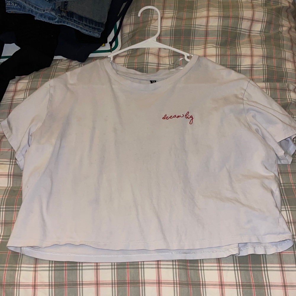 White Crop Top